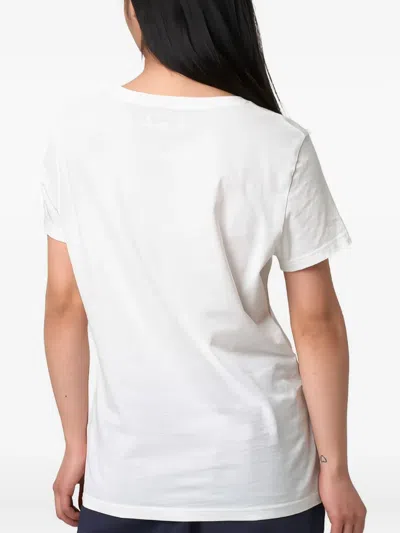Merz B Schwanen Crew-neck Short-sleeved T-shirt In White