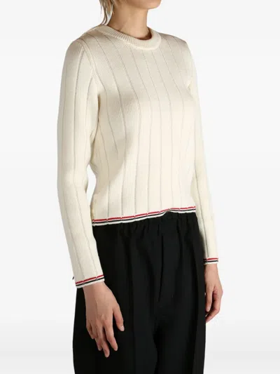 Thom Browne Long-sleeve Sweater In Neutral