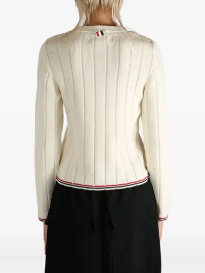 Thom Browne Long-sleeve Sweater In Neutral