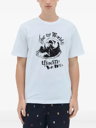 This Is Never That Otter-print T-shirt