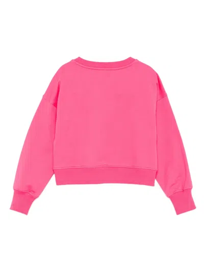 Moschino Teddy Bear-print Sweatshirt In Pink