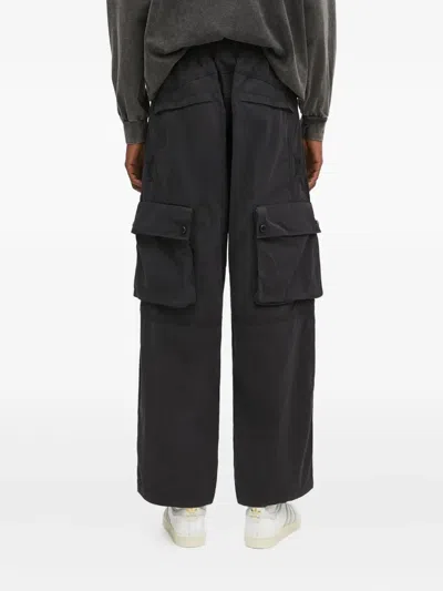Aape By A Bathing Ape Multi-pocket Drawstring Trousers In Black
