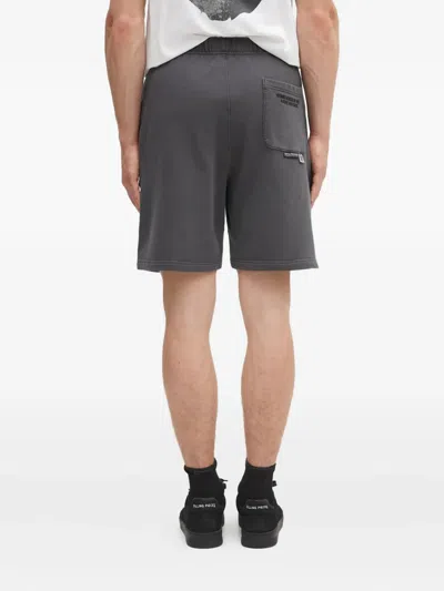 Aape By A Bathing Ape Embroidered Drawstring Running Shorts In Gray