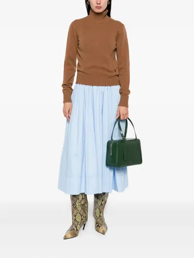 Ami Alexandre Mattiussi Ami Women Turtleneck Sweater In Brown