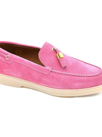 Giuseppe Zanotti Maui Suede Loafers In Pink
