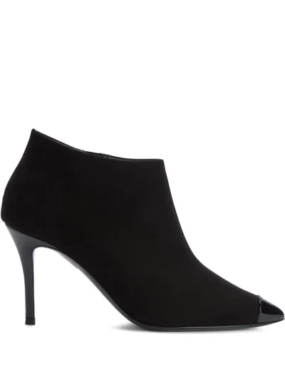 Giuseppe Zanotti 90mm Greek Pointed-toe Boots In Black