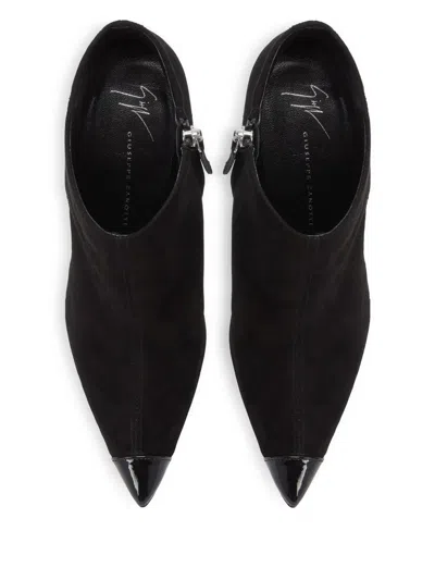 Giuseppe Zanotti 90mm Greek Pointed-toe Boots In Black