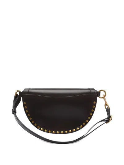 Isabel Marant Skano Crossbody Bag Studded Detailing In Brown