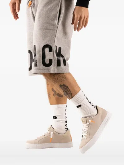 Hide & Jack Essence Oil Suede Sneakers In Neutral