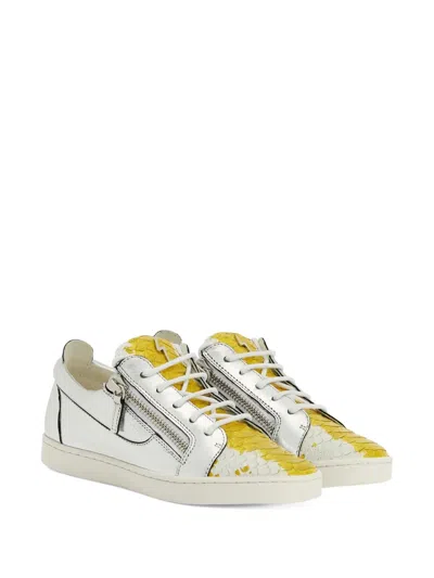 Giuseppe Zanotti Nicki Metallic Zip-detail Sneakers
