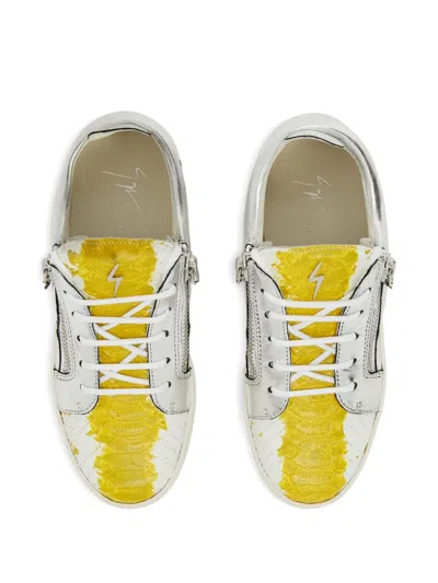 Giuseppe Zanotti Nicki Metallic Zip-detail Sneakers