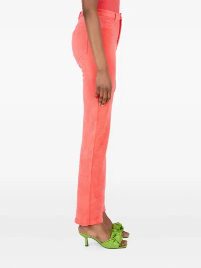 Maisie Wilen Mockumentary Terry Towelling Jeans In Red