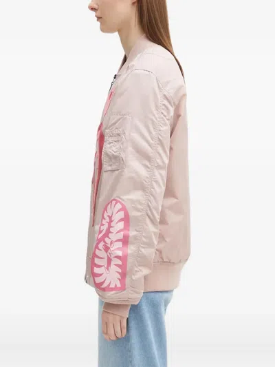 A Bathing Ape Shark-head Embroidered Bomber Jacket