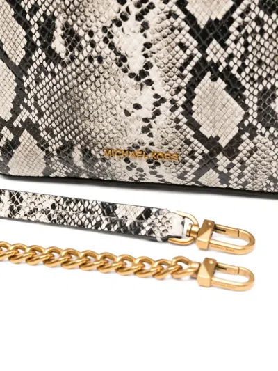 Michael Michael Kors Small Bryant Snakeskin-print Chain-strap Shoulder Bag