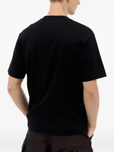 Ice & Techno Th Fan Graphic-print Crew-neck T-shirt In Black