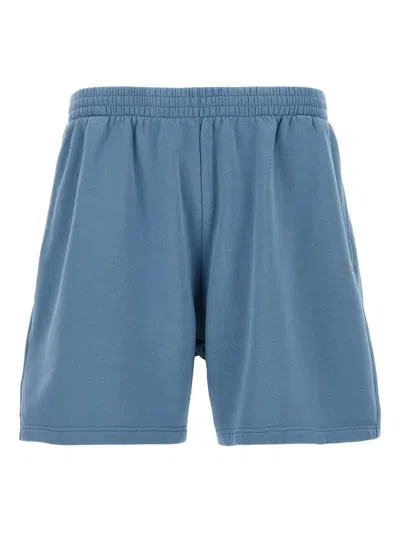 Balenciaga Logoed Tracksuit Shorts In Blue