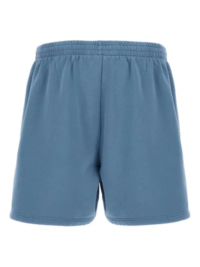Balenciaga Logoed Tracksuit Shorts In Blue