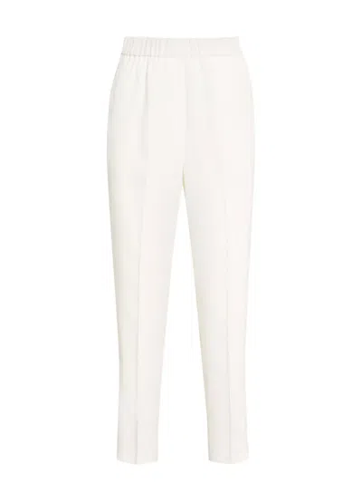 Peserico Elastic Regular Trousers In White
