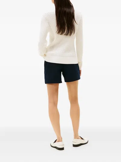 Tommy Hilfiger Knitted Jersey In Ivory White In White