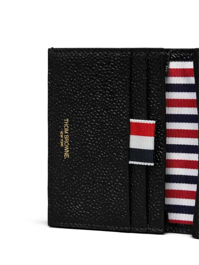 Thom Browne Goose-print Cardholder In Black