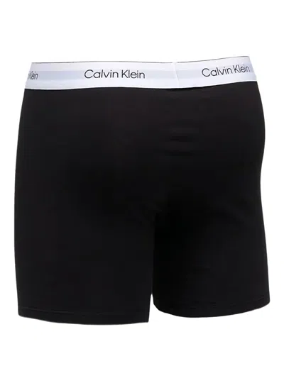 Calvin Klein Logo-waistband Boxers (pack Of Three) In Black
