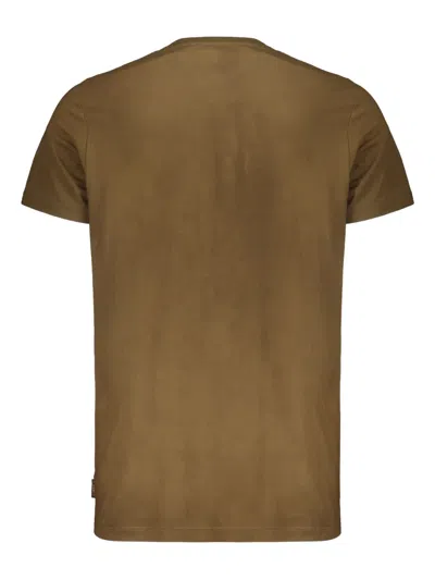 Moorer Bruzio Patch-pocket T-shirt In Burgundy
