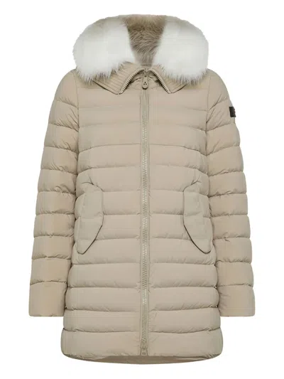 Peuterey Itoka Hooded Coat In Metallic