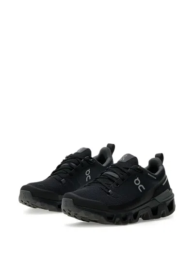 On Running Logo-print Sneakers In Black