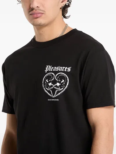 Pleasures Connected T-shirt In Black