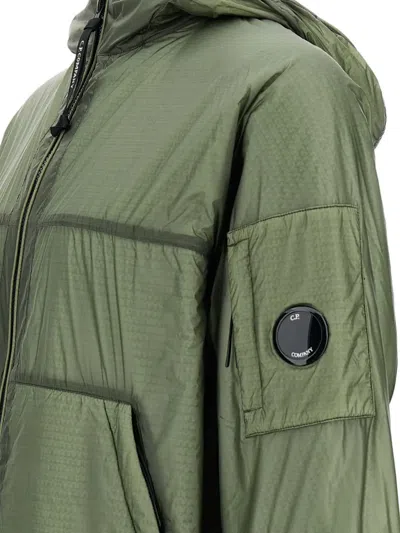 C.p. Company Metropolis Hooded Pocket Jacket In Green