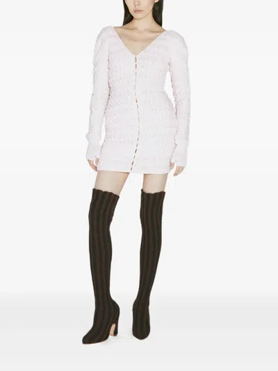 Isa Boulder 127mm Cactus Striped Over-the-knee Boots In Multi
