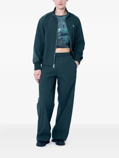 Running Order Printed Casey Top In Green