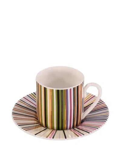 Missoni Jenkins Coffee Cup & Saucer (set Of Six) In Multi