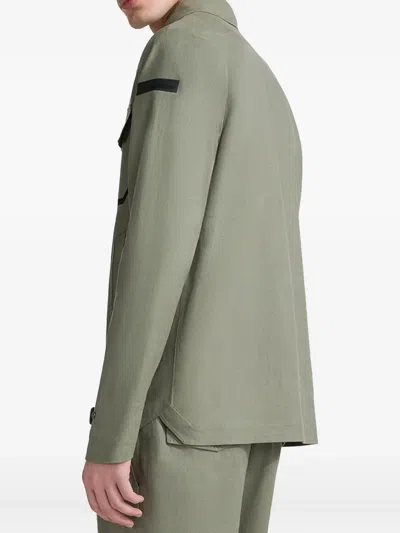 Rrd Patch-pocket Button-front Jacket In Gray