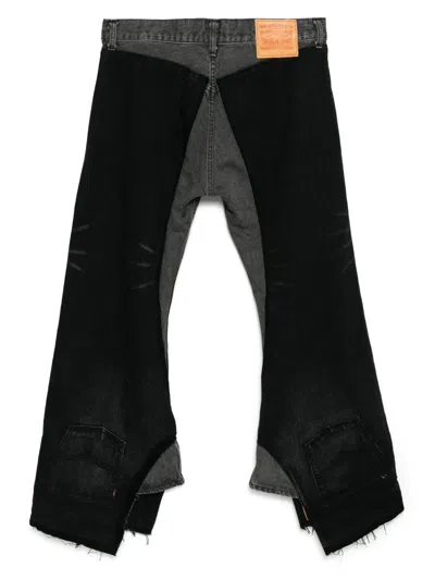 Junya Watanabe Black Levi's Edition Garment Treated W Name Jeans In Black