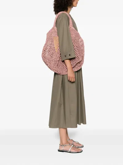 Sans Arcidet Mamabe Open-knit Tote Bag