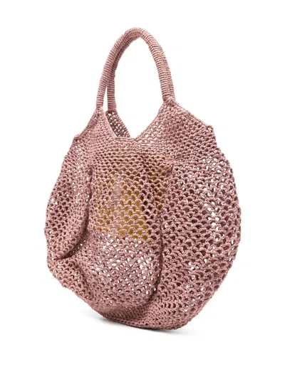 Sans Arcidet Mamabe Open-knit Tote Bag