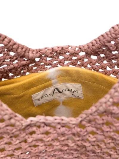 Sans Arcidet Mamabe Open-knit Tote Bag