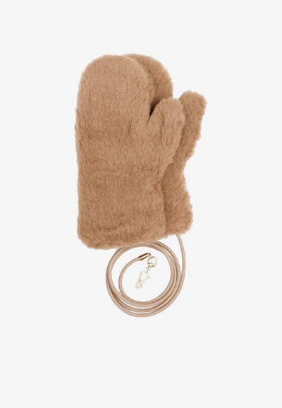 Max Mara Teddy Gloves Women