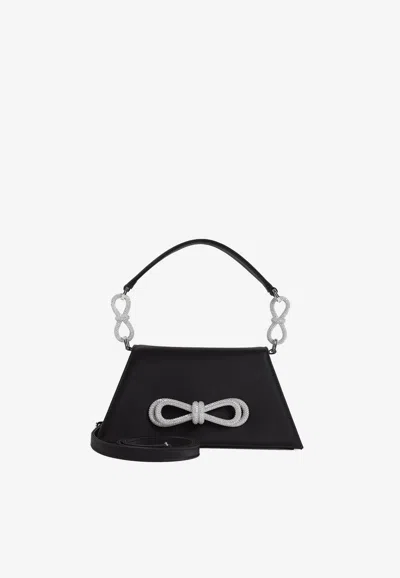 Mach&mach Samatha Double Bow Satin Shoulder Bag