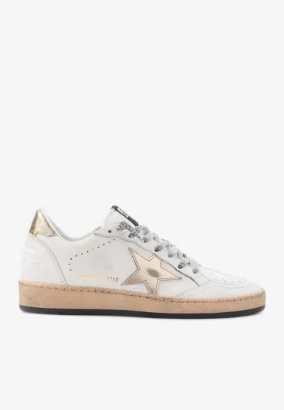 Golden Goose Db Ballstar Low-top Sneakers In White