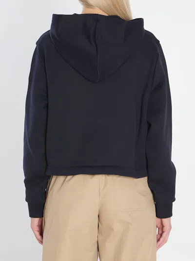 Moncler Logo Patch Zip-up Hoodie