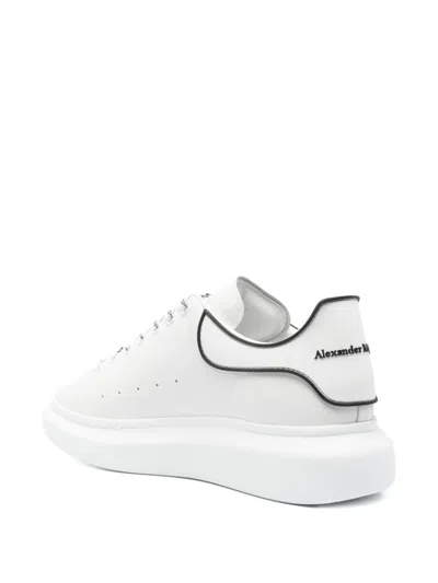 Alexander Mcqueen New Tech Calftpu Heel Counter Chunky Sole Sneaker Wht Blk O