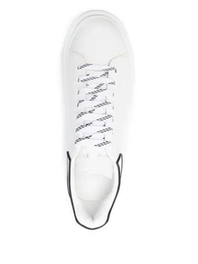 Alexander Mcqueen New Tech Calftpu Heel Counter Chunky Sole Sneaker Wht Blk O