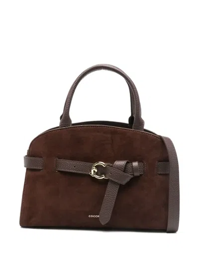 Coccinelle Small Sabine Suede Tote Bag