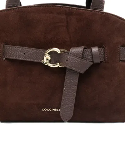 Coccinelle Small Sabine Suede Tote Bag