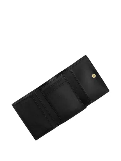 Dolce & Gabbana Gold-tone Hardware Wallets With Timeless Style In Black