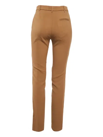 Pre-owned Max Mara Gabardine Wool Trousers