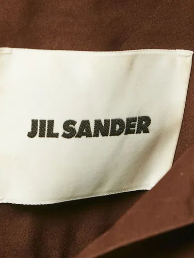 Pre-owned Jil Sander Cotton Button Shirt In Brown