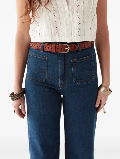Maison Hotel Patch-pocket Flared Trousers
